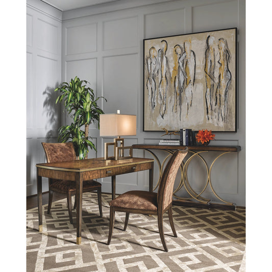 Lyric Desk by Maitland-Smith. Made from unique in a transitional style.