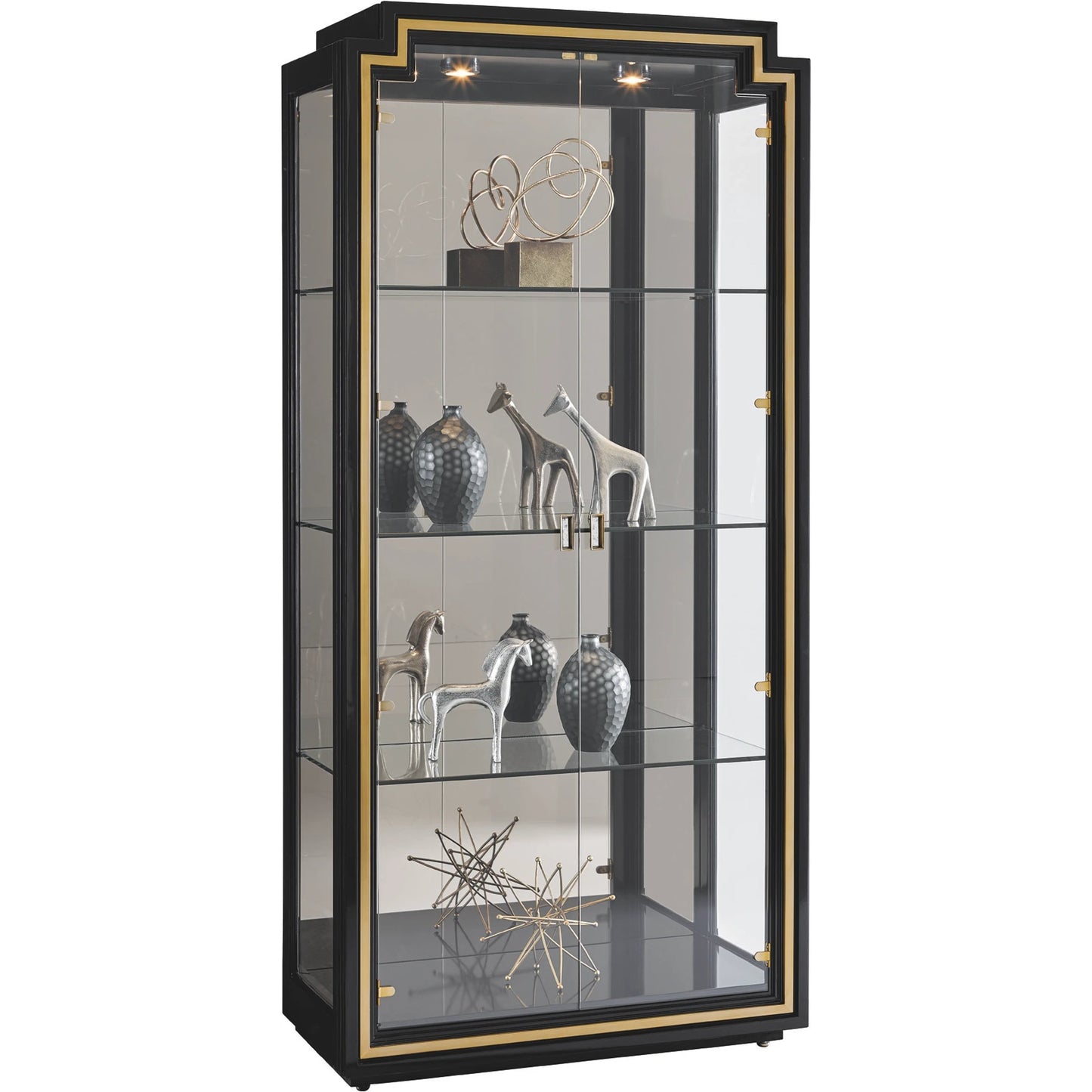 001 SI-2015972 | Primary Silo | Lyric Display Cabinet by Maitland-Smith. Made from unique in a transitional style.