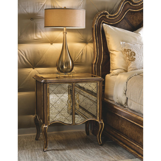 Aria Two-Door Nightstand by Maitland-Smith. Made from unique in a traditional style.