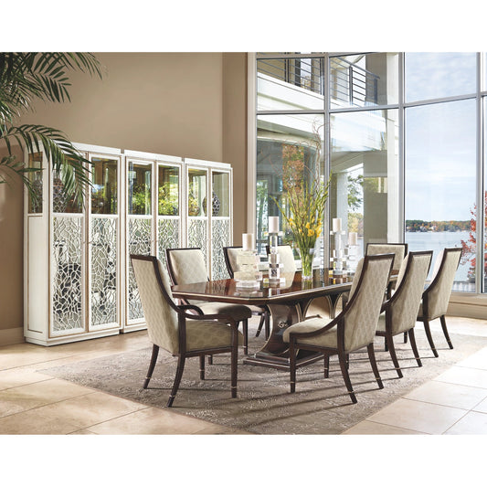 Bolero Dining Table by Maitland-Smith. Made from unique in a traditional style.