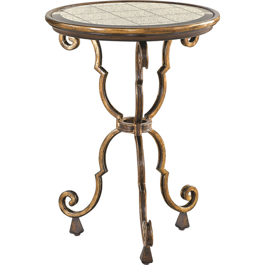 Aria Chairside Table by Maitland-Smith. Made from unique in a traditional style.