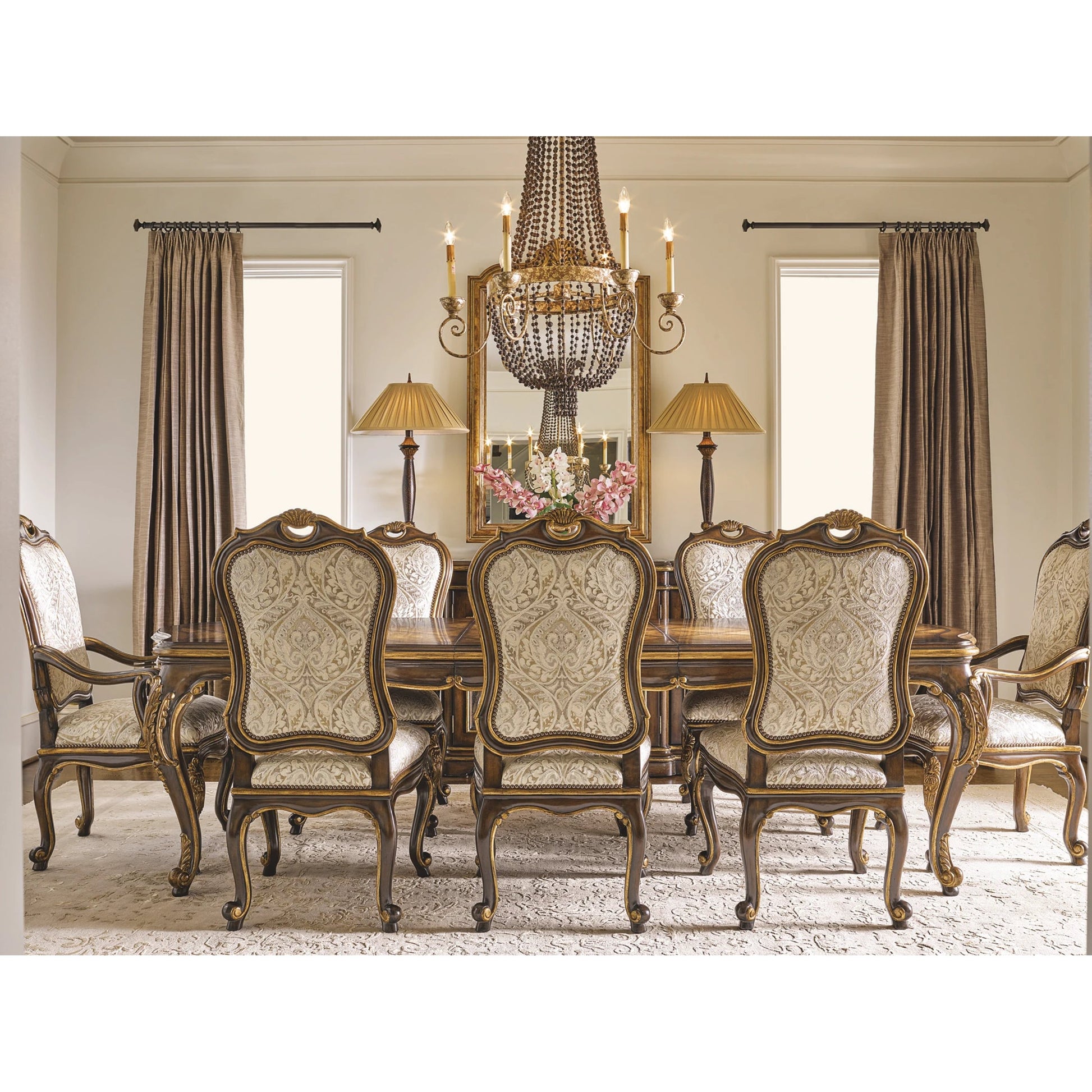 Aria Dining Table by Maitland-Smith. Made from unique in a traditional style.
