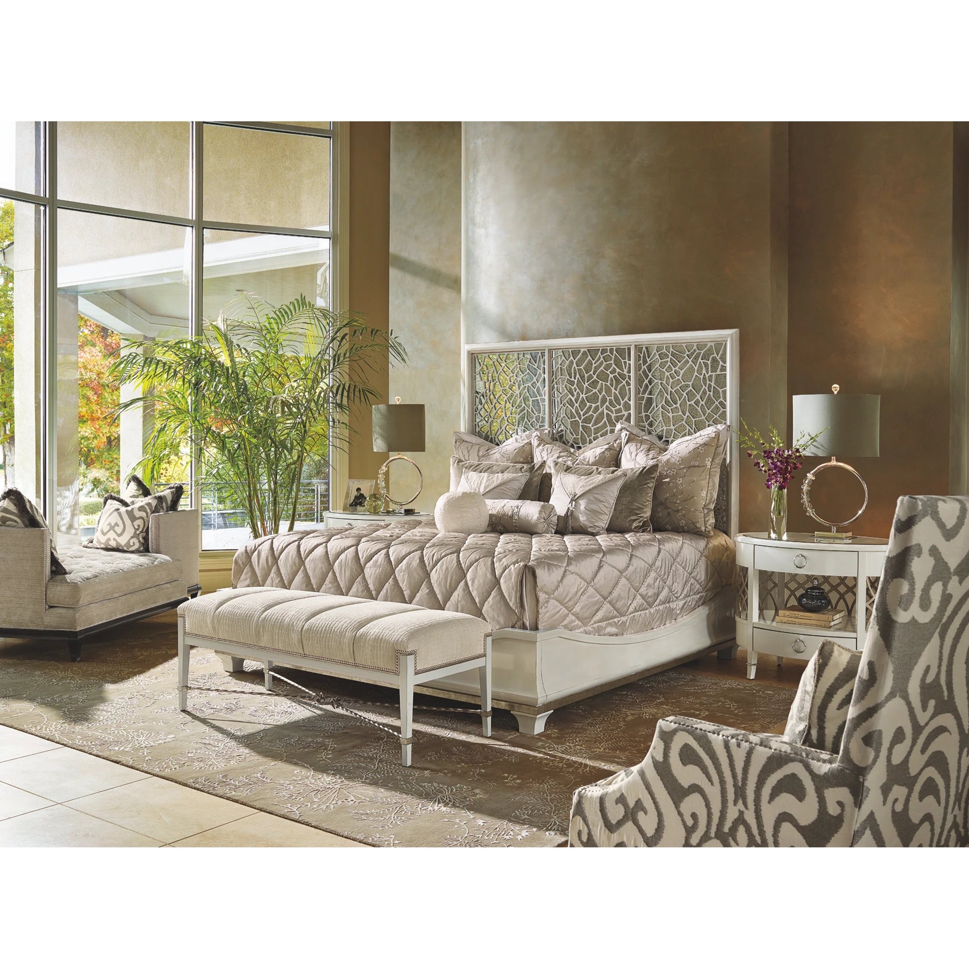 Bolero King Panel Bed by Maitland-Smith. Made from unique in a traditional style.