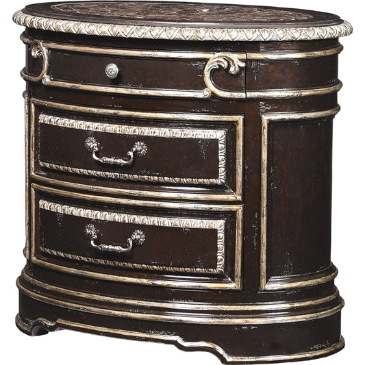 Piazza San Marco Nightstand by Maitland-Smith. Made from unique in a traditional style.