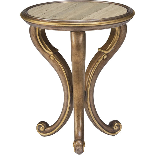 Majorca Chairside Table by Maitland-Smith. Made from unique in a traditional style.