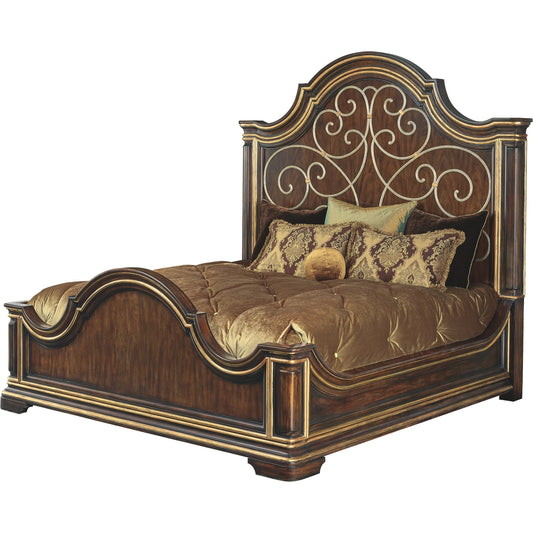 Majorca King Panel Bed by Maitland-Smith. Made from unique in a traditional style.