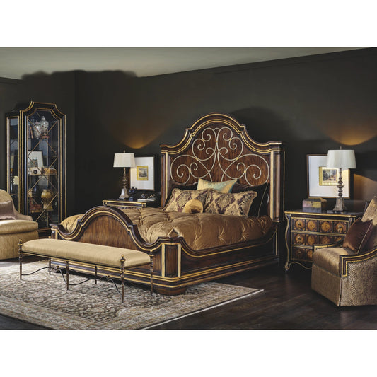 Majorca King Panel Bed by Maitland-Smith. Made from unique in a traditional style.