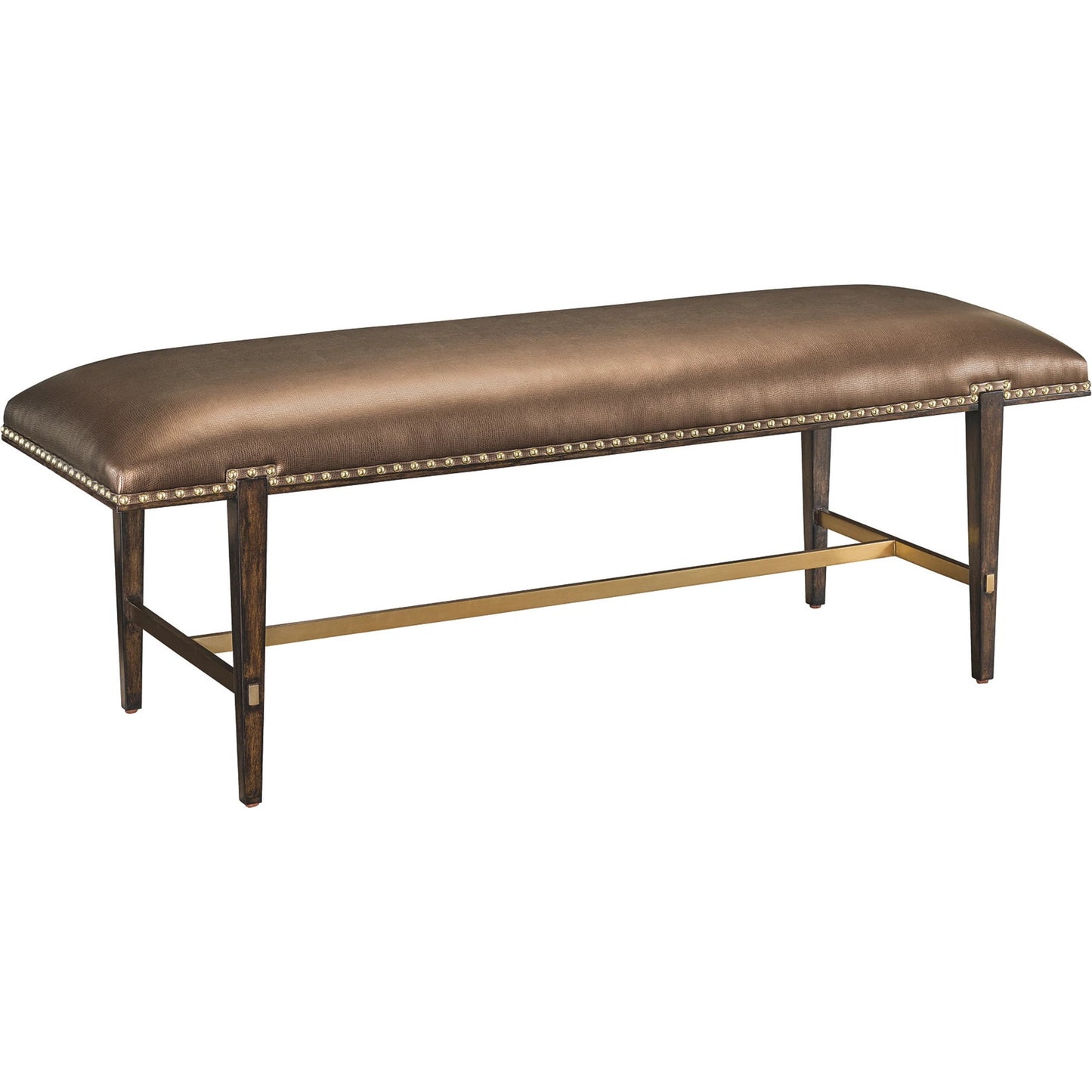 001 SI-2016021 | Primary Silo | Lyric Bench by Maitland-Smith. Made from unique in a transitional style.