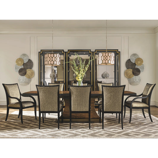 Lyric Dining Table by Maitland-Smith. Made from unique in a transitional style.