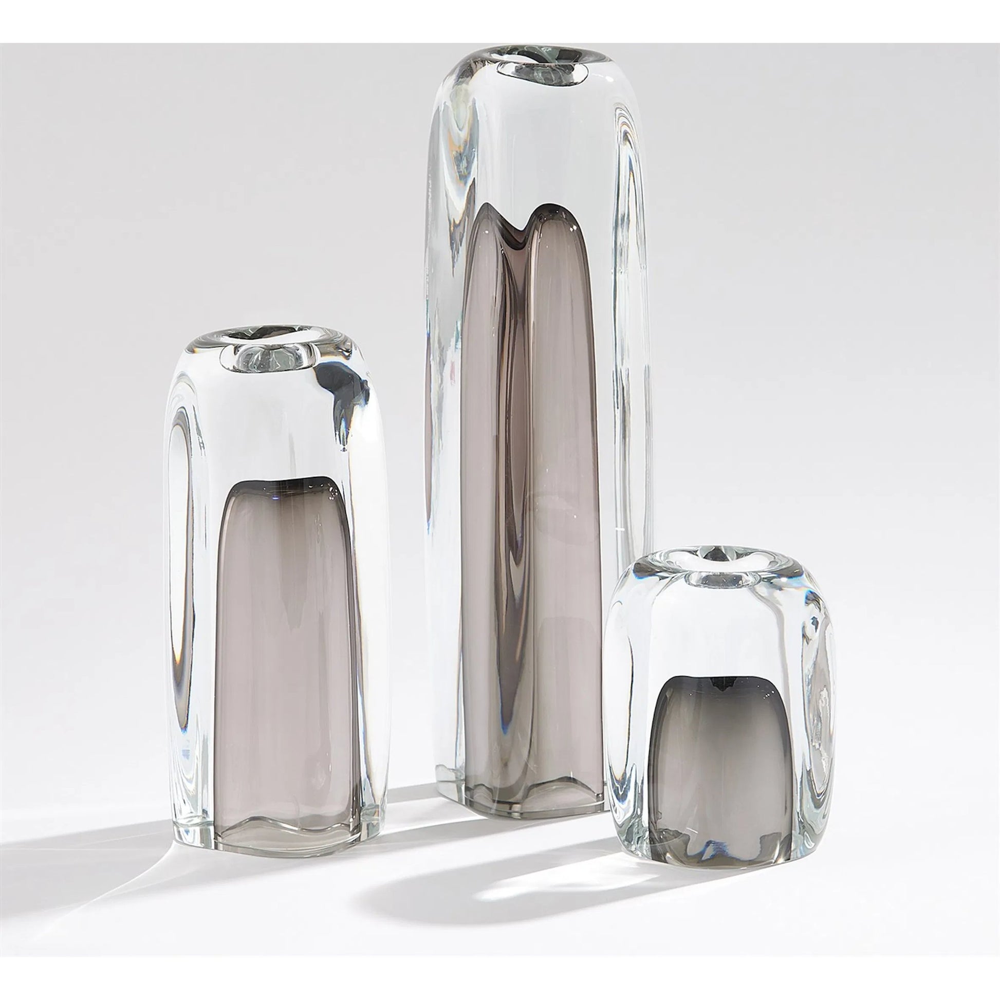 Tower T-Lite Holders/Vases by Global Views in clear. Made from unique in a eclectic & global style.