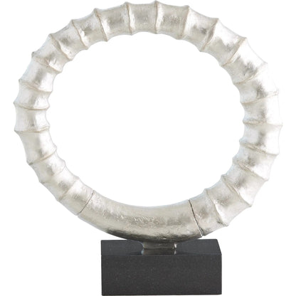 Infinity Horn Sculpture by Global Views in marble. Made from unique in a modern style.