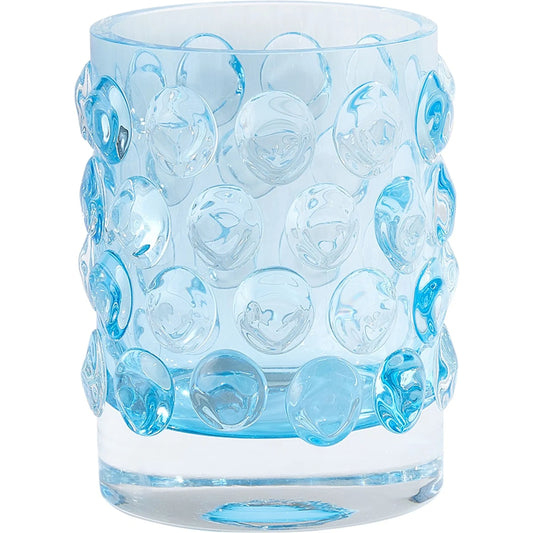 Thousand Eye Vase by Global Views in amber. Made from unique in a eclectic & global style.