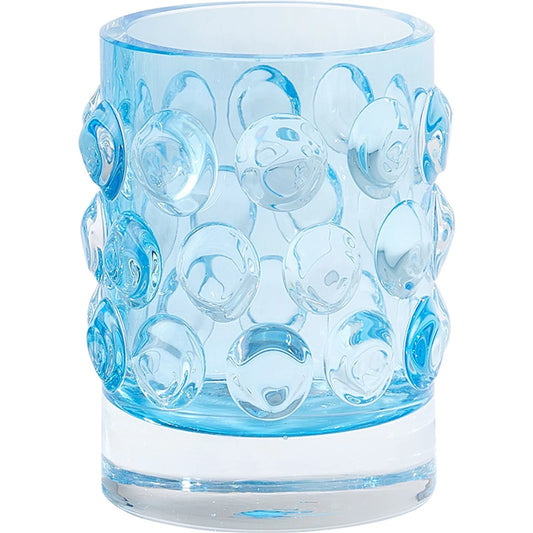 Thousand Eye Vase by Global Views in amber. Made from unique in a eclectic & global style.