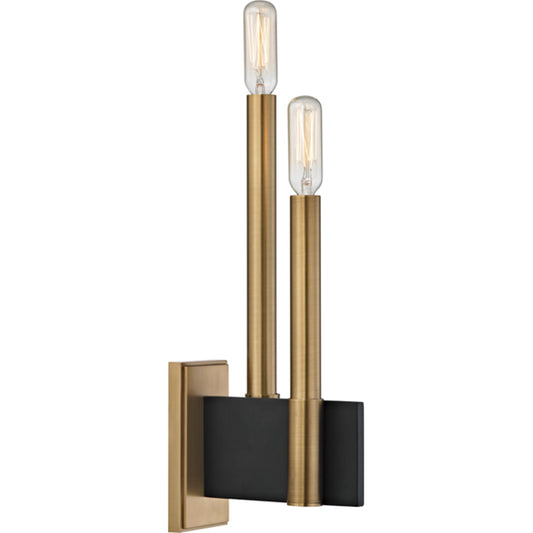 Abrams Wall Sconce by Hudson Valley. Made from steel in a modern style.