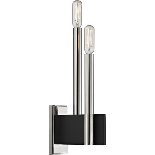 Abrams Wall Sconce by Hudson Valley. Made from steel in a modern style.