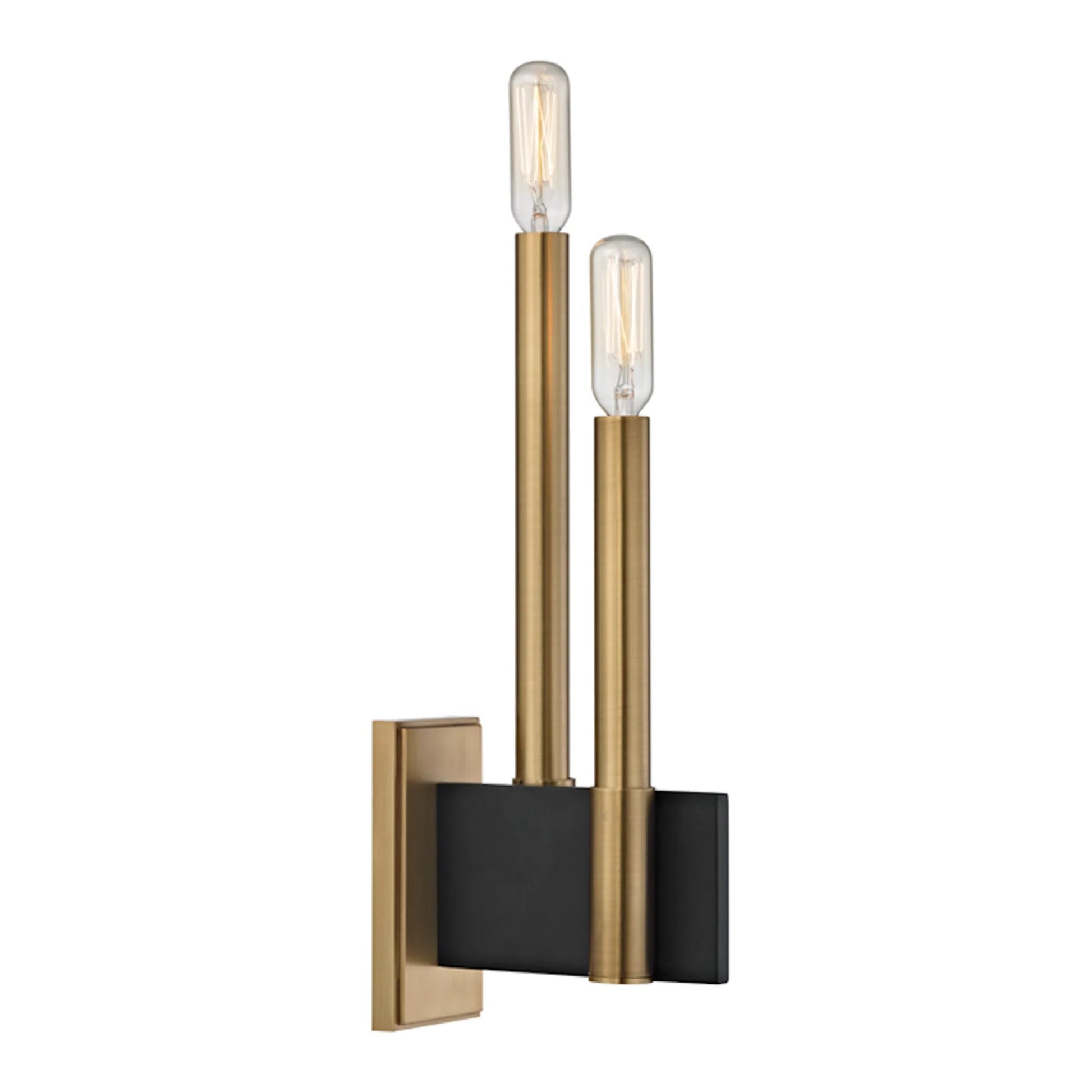 Clinton Wall Sconce by Hudson Valley. Made from brass in a modern style.