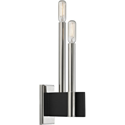Clinton Wall Sconce by Hudson Valley. Made from brass in a modern style.