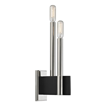Clinton Wall Sconce by Hudson Valley. Made from brass in a modern style.