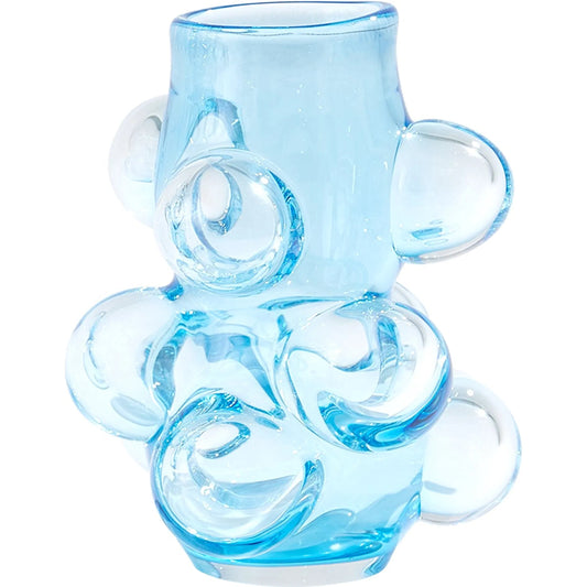 Bubbled Vase by Global Views. Made from artglass in a eclectic & global style.