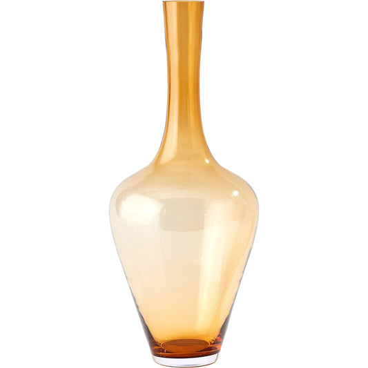 Ambrosia Vase by Global Views in caramel. Made from unique in a eclectic & global style.