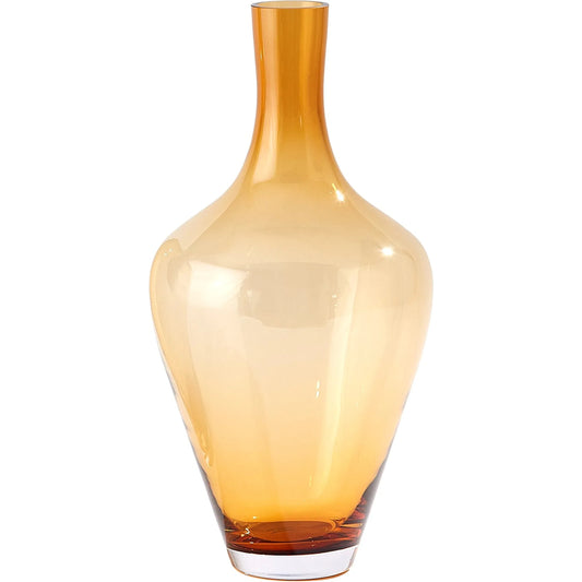 Ambrosia Vase by Global Views in caramel. Made from unique in a eclectic & global style.