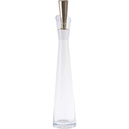 Slant Decanter by Global Views. Made from glass in a transitional style.