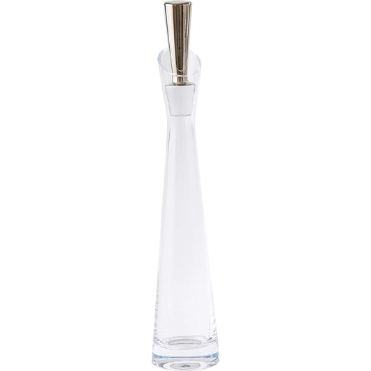 Slant Decanter by Global Views. Made from glass in a unique style.