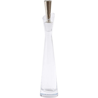 Slant Decanter by Global Views. Made from glass in a transitional style.