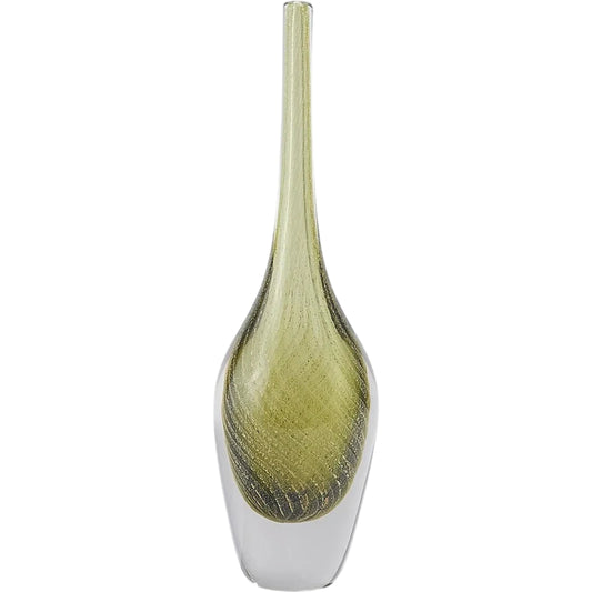 Flecked Spire Bottle by Global Views. Made from glass in a unique style.