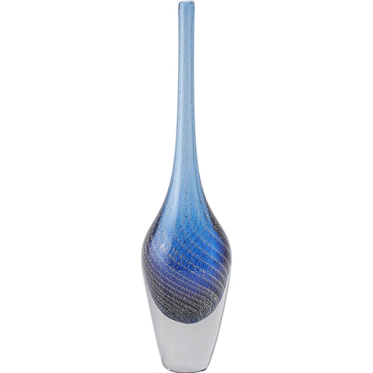 Flecked Spire Bottle by Global Views. Made from glass in a unique style.