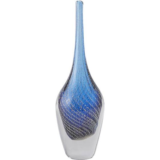 Flecked Spire Bottle by Global Views. Made from glass in a unique style.