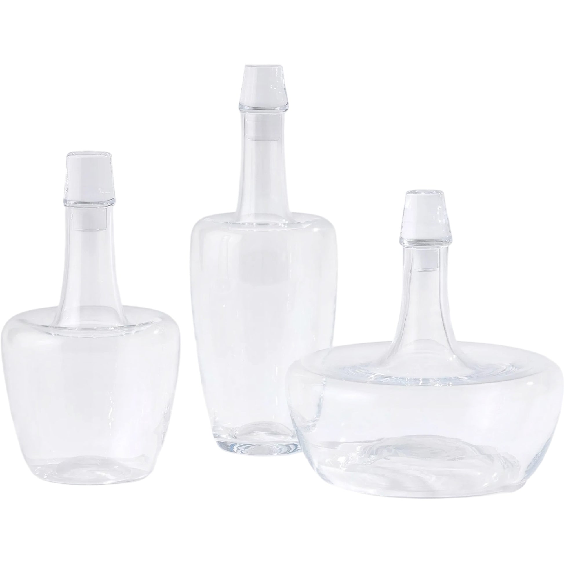 Ripple Decanter by Global Views in clear and clear. Made from unique in a transitional style.