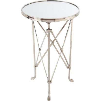 Directoire Table by Global Views in brass. Made from unique in a transitional style.
