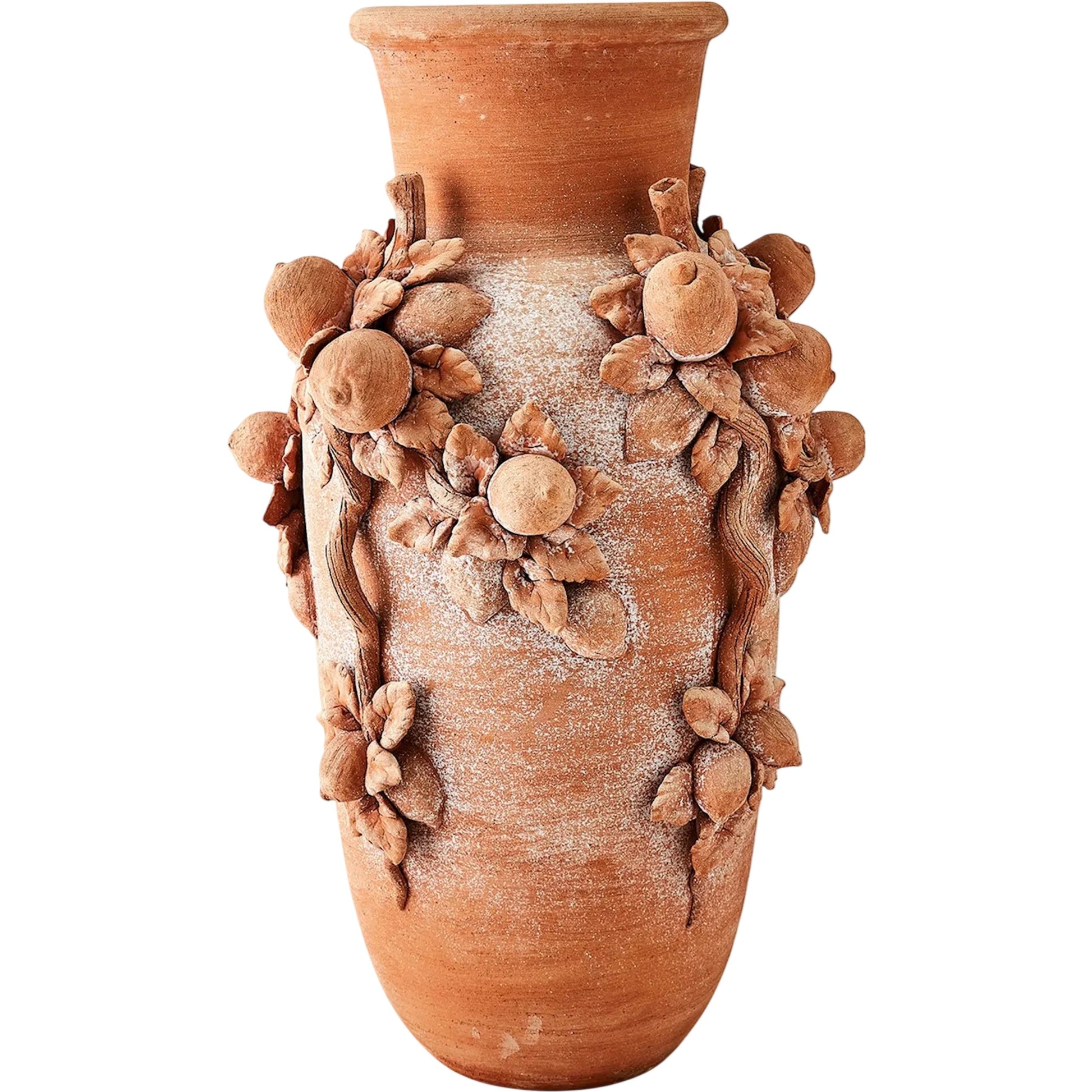 Villa Limone Urn by Global Views. Made from clay in a rustic style.