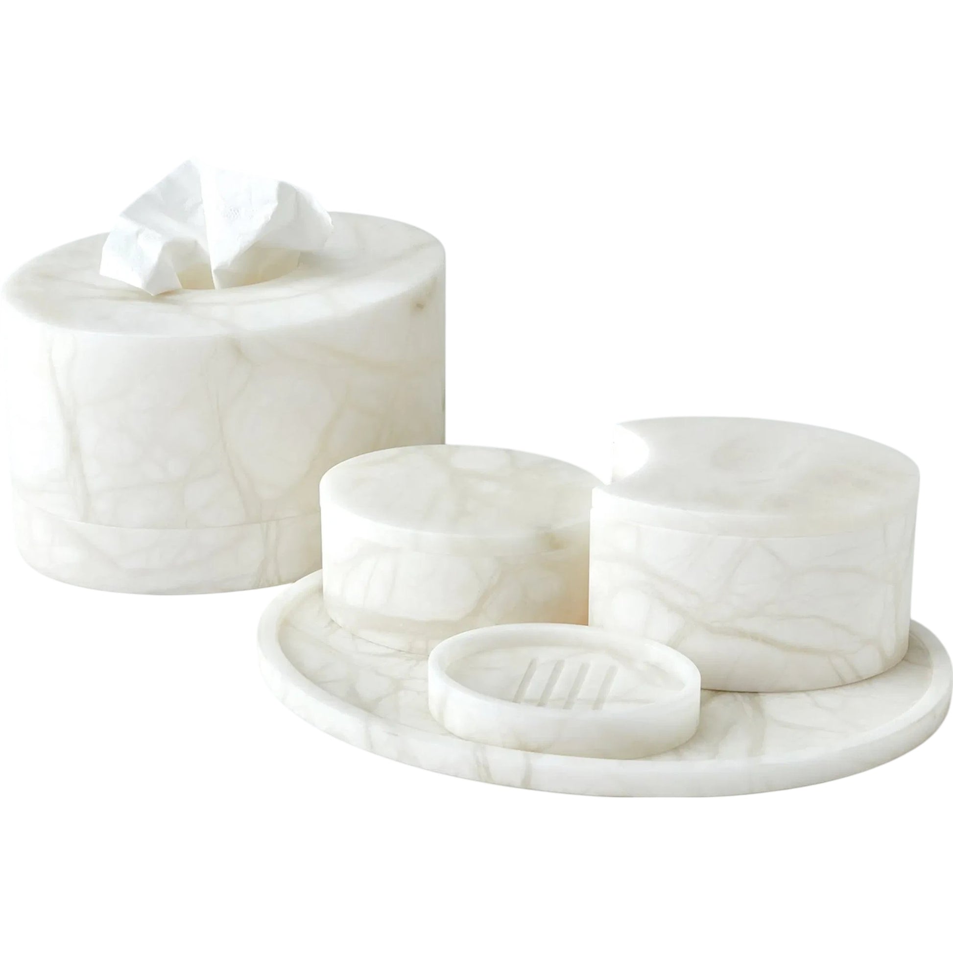 Alabaster Oval Collection by Global Views in alabaster. Made from unique in a modern style.