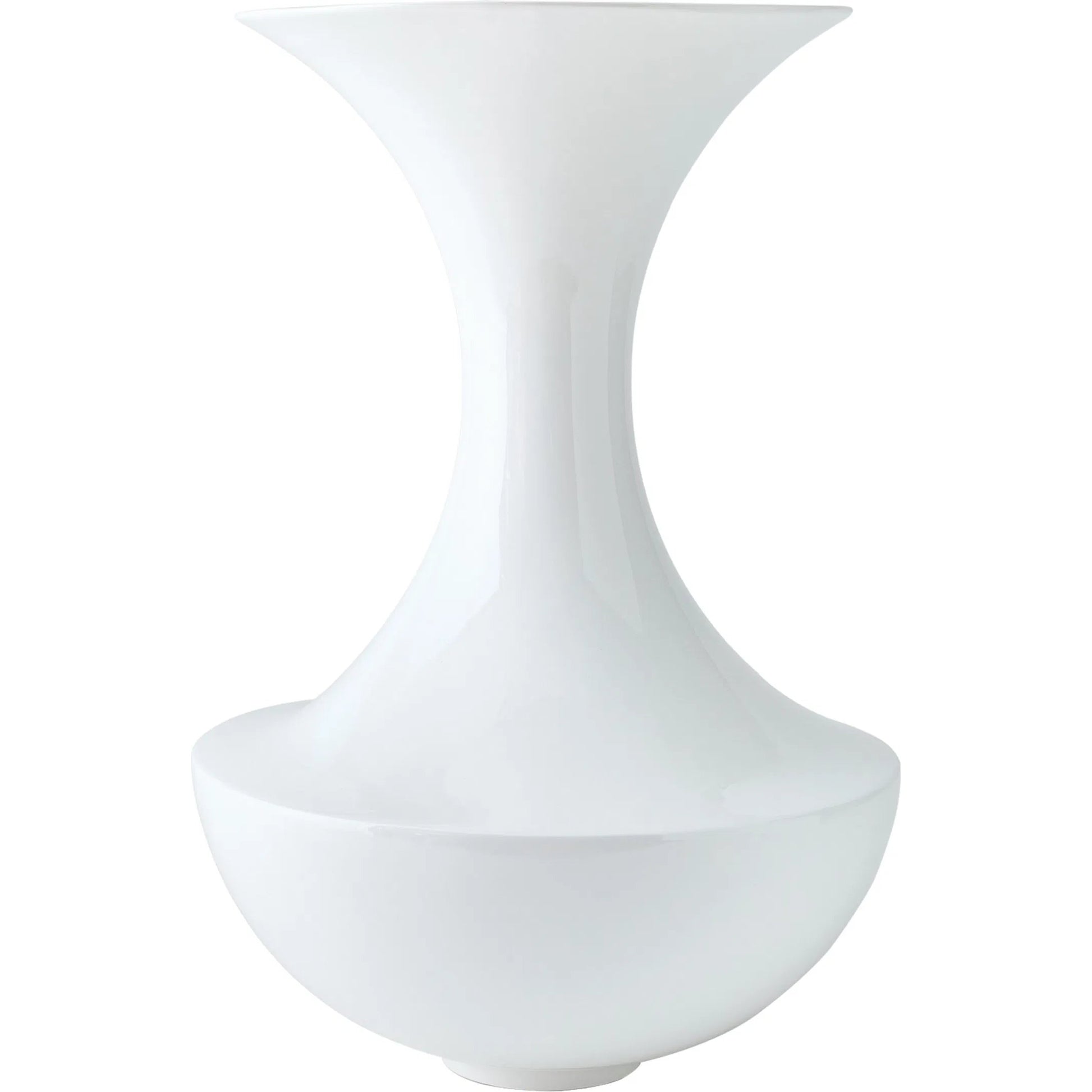 Trumpet Vase by Global Views. Made from ceramic in a modern style.