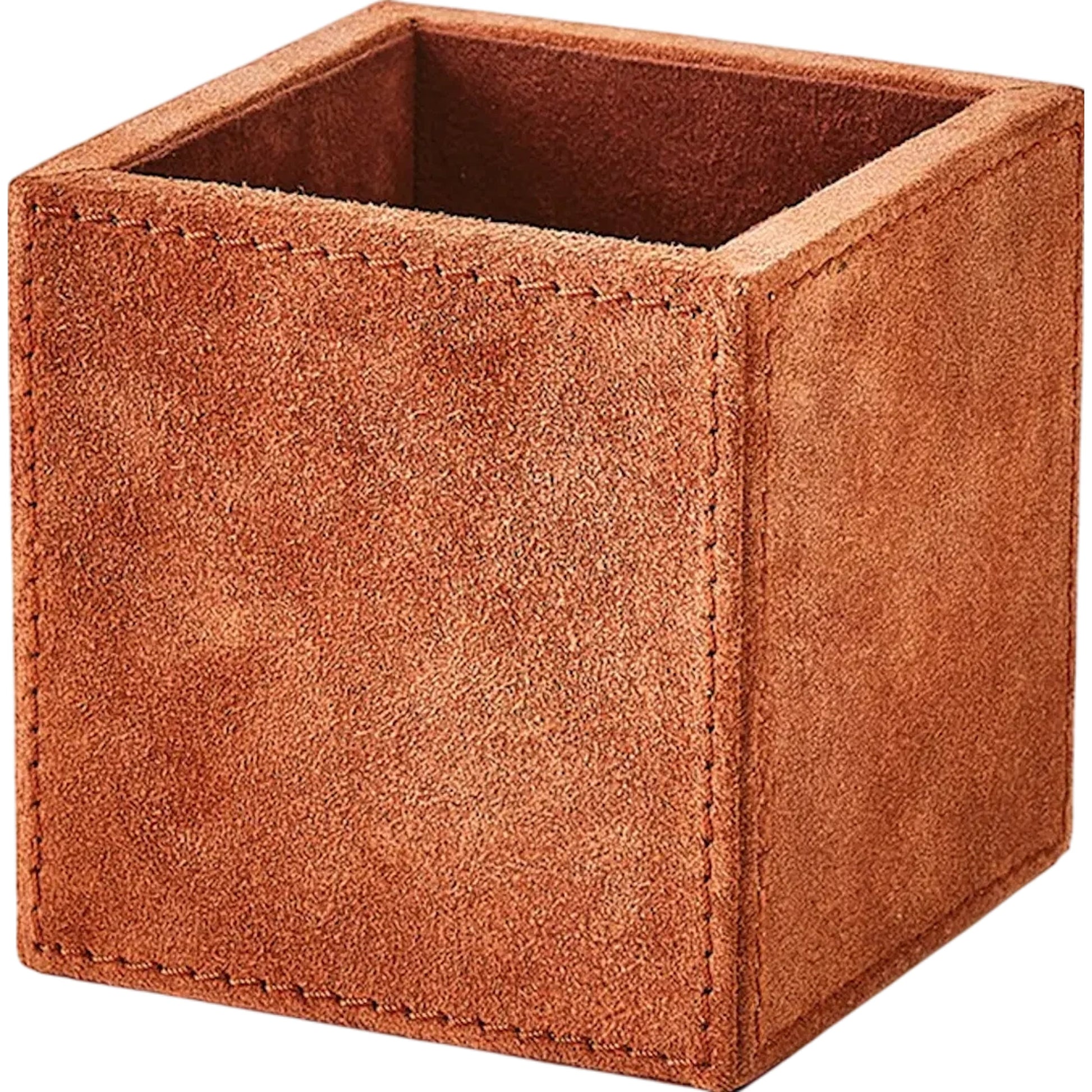 Posh Pencil Cup by Global Views in leather. Made from unique in a unique style.