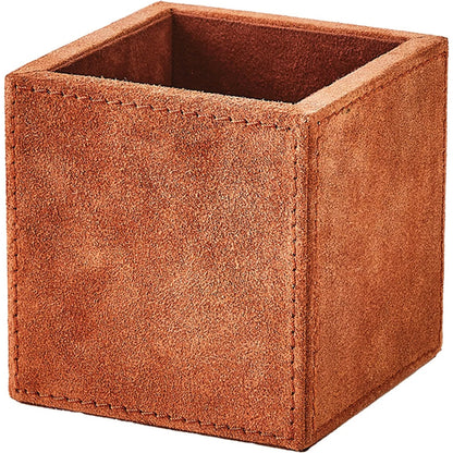 Posh Pencil Cup by Global Views in leather. Made from unique in a unique style.