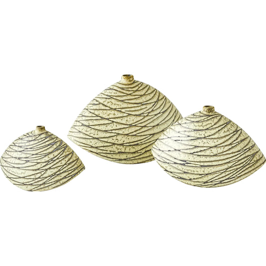 Stratum Vase by Global Views in celery. Made from unique in a eclectic & global style.