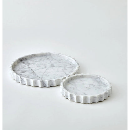 Ionic Jar by Global Views in marble. Made from unique in a modern style.