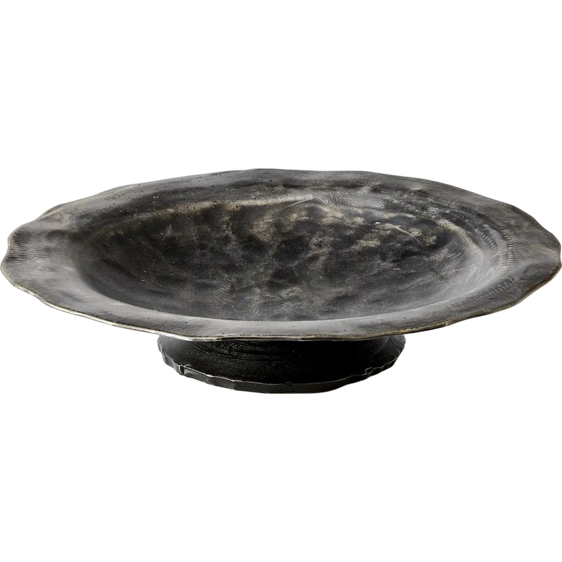 Forest Blossom Bowl by Global Views in natural and metallic. Made from unique in a modern style.
