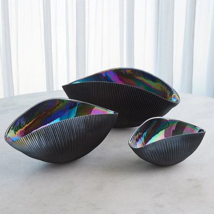 Pleated Bowl by Global Views. Made from unique in a eclectic & global style.