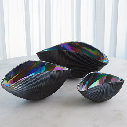 Pleated Bowl by Global Views. Made from unique in a eclectic & global style.