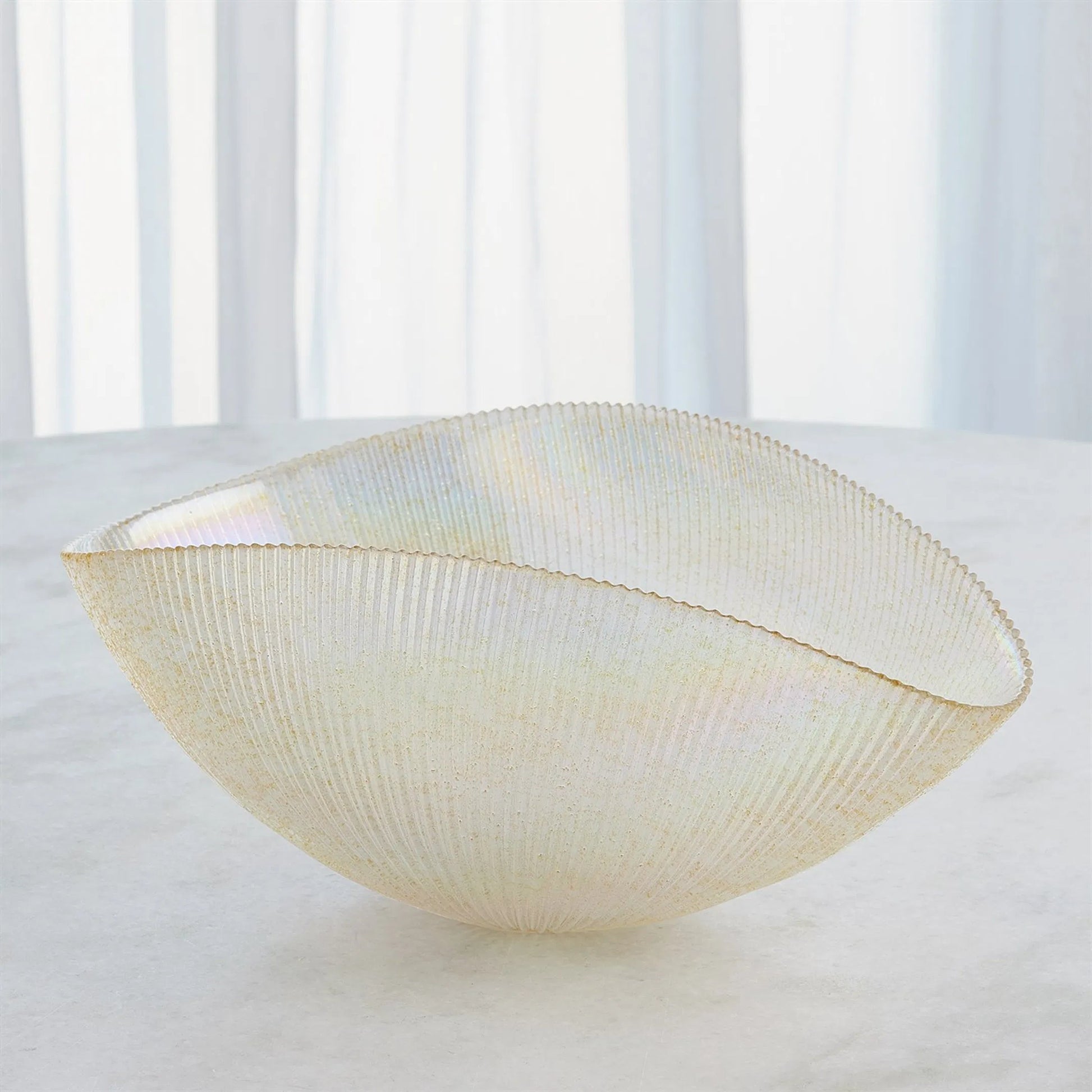 Pleated Bowl by Global Views. Made from unique in a eclectic & global style.