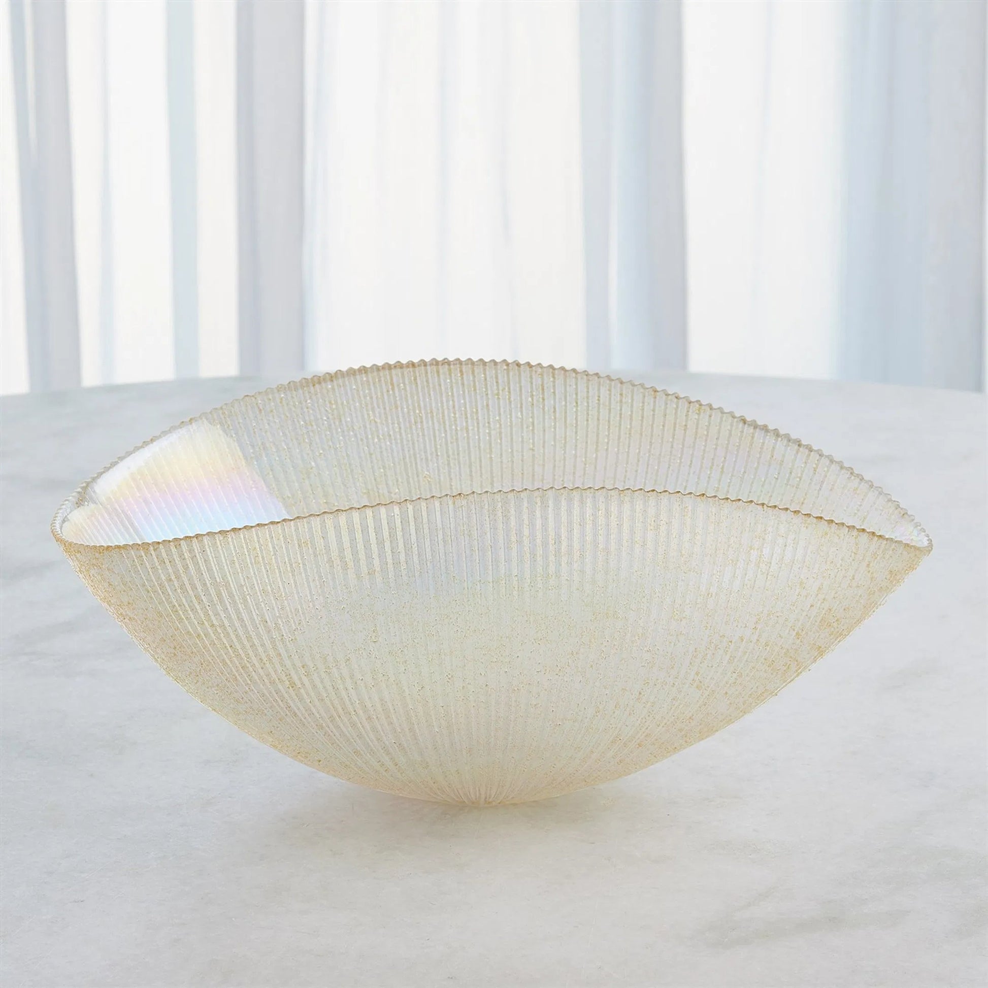 Pleated Bowl by Global Views. Made from unique in a eclectic & global style.