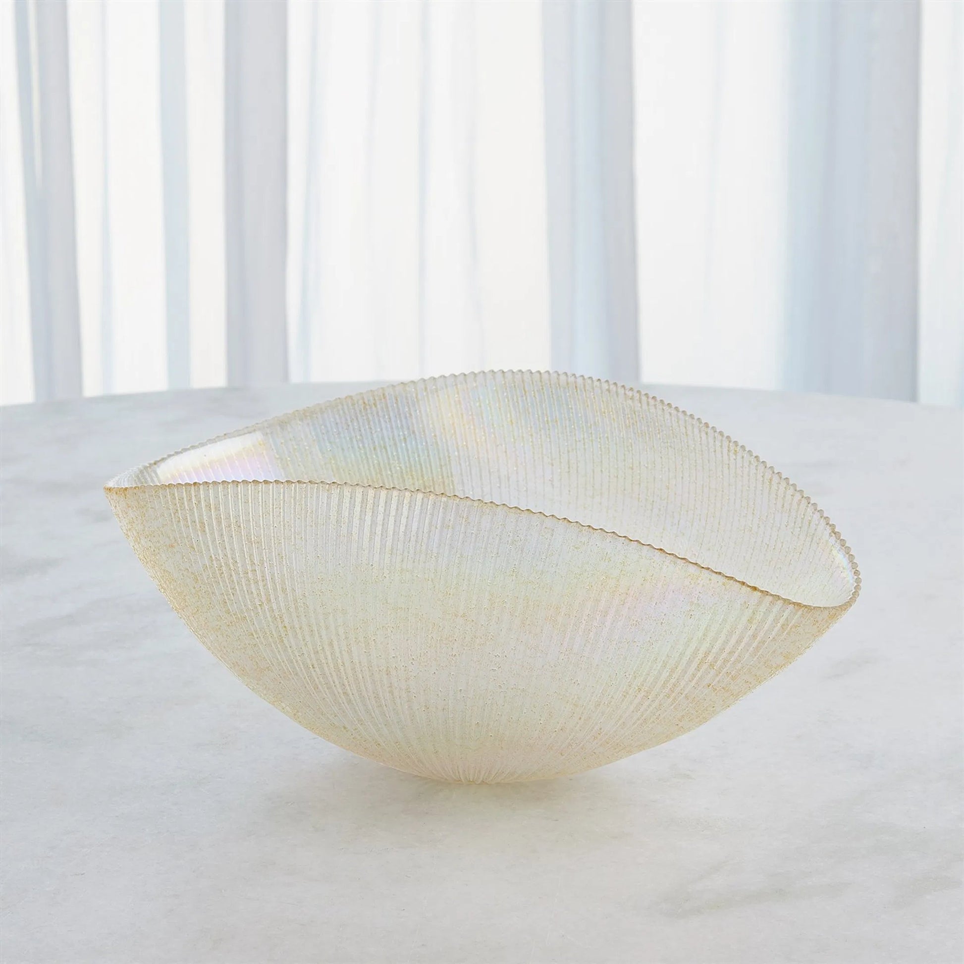 Pleated Bowl by Global Views. Made from unique in a eclectic & global style.