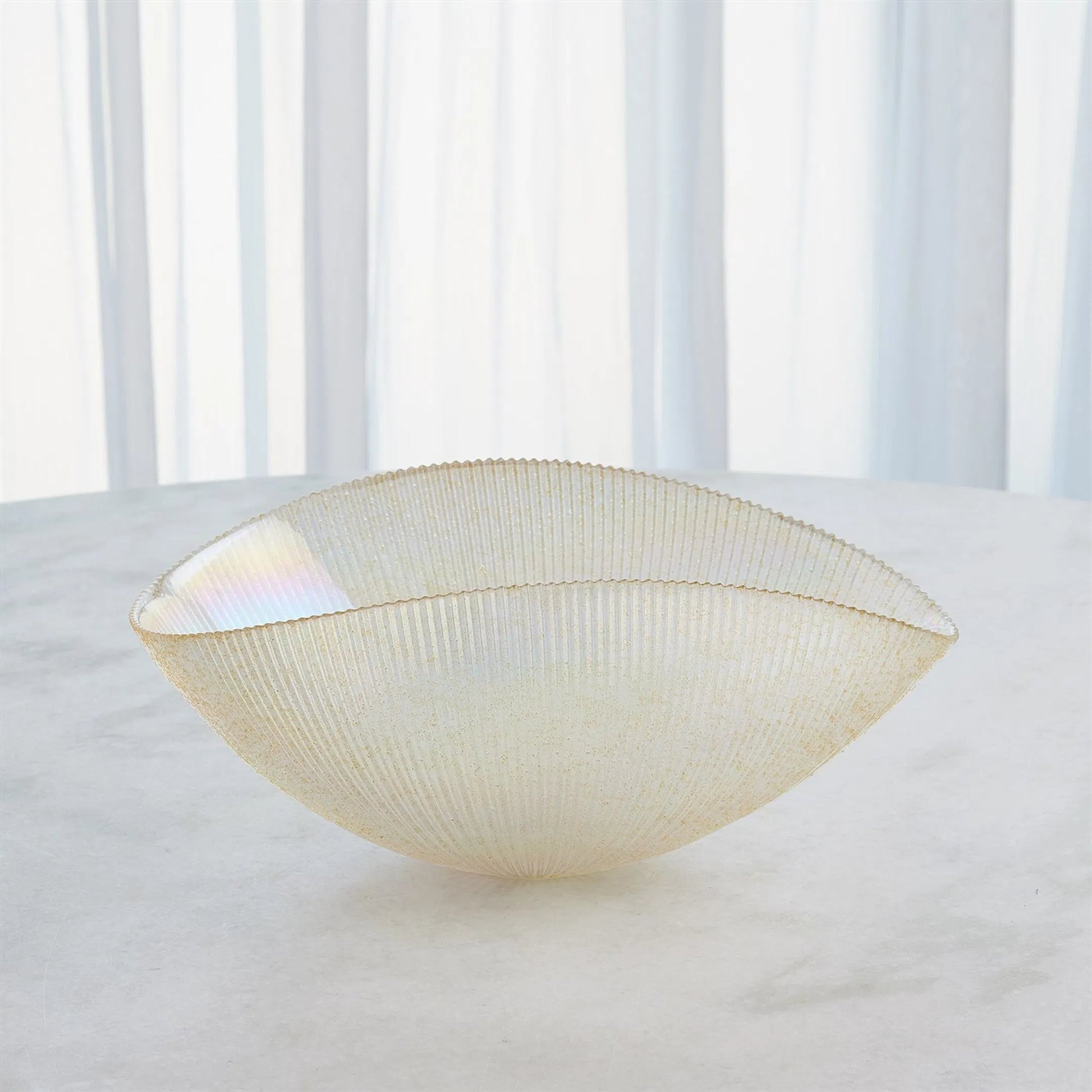 Pleated Bowl by Global Views. Made from unique in a eclectic & global style.