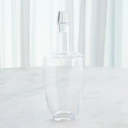 Ripple Decanter by Global Views in clear and clear. Made from unique in a transitional style.