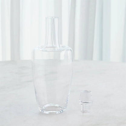 Ripple Decanter by Global Views in clear and clear. Made from unique in a transitional style.