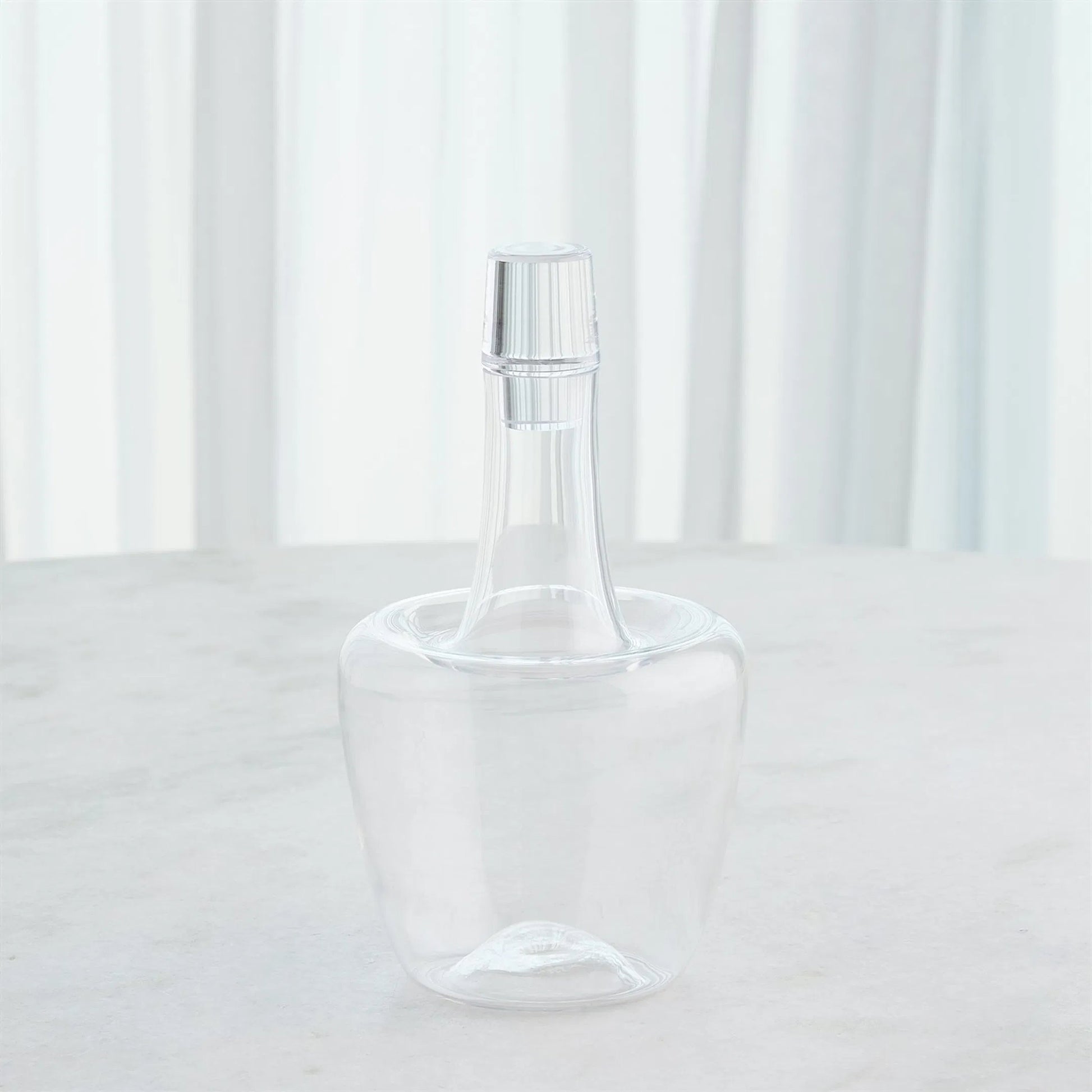 Ripple Decanter by Global Views in clear and clear. Made from unique in a transitional style.